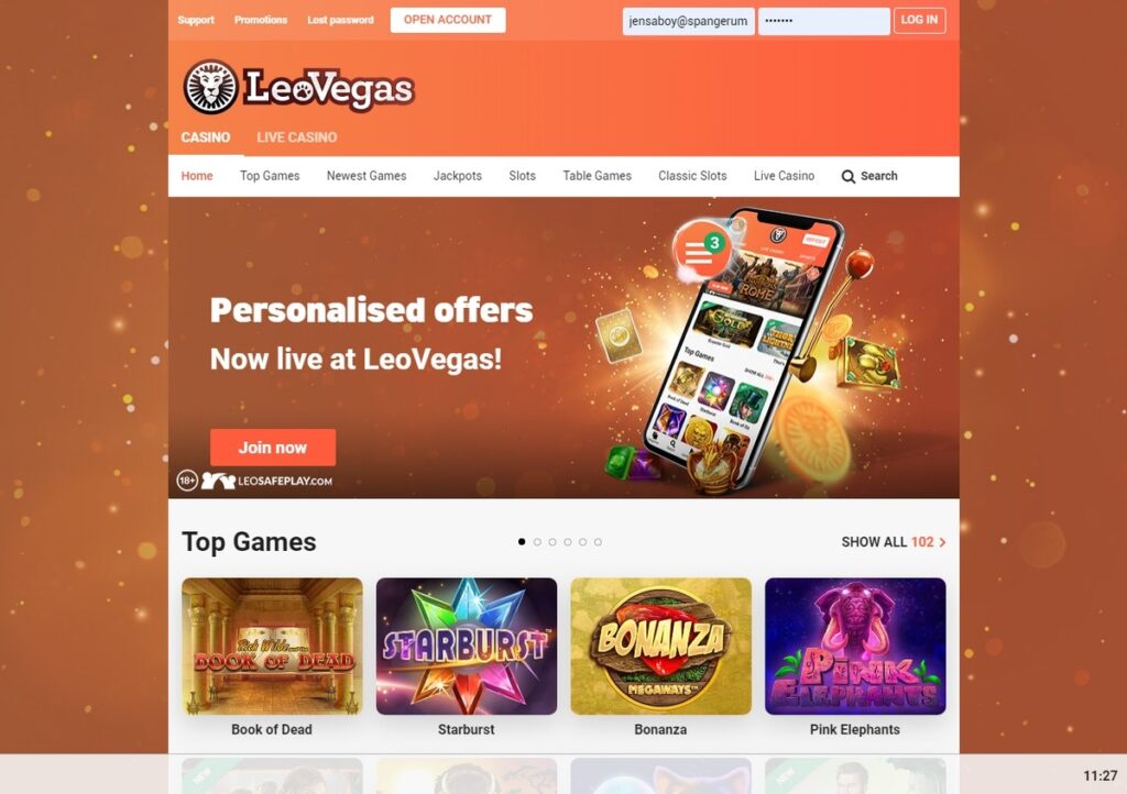 promotions on LeoVegas